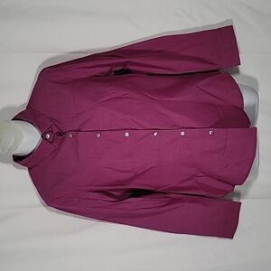 🩵 WILLS Classic  Sleeve Button Down Shirt Size Medium